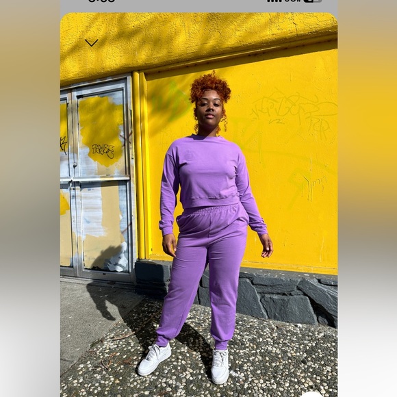 Nooworks Lavender Track Top (L) - Picture 2 of 5